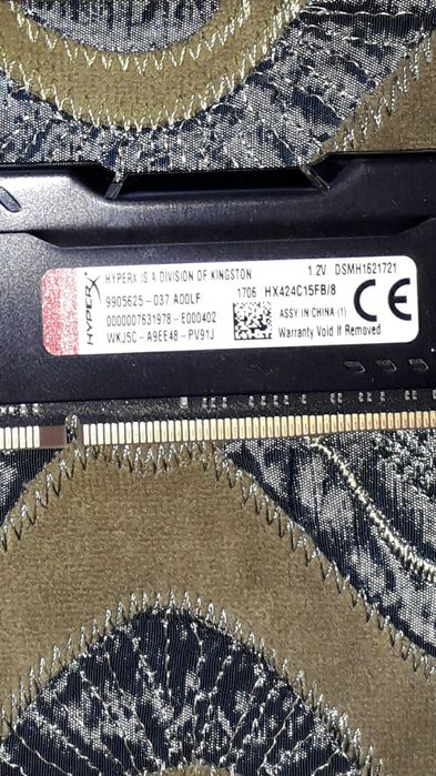 Ram Xiper X  Kingston 2×4GB