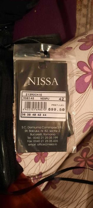 Rochie de ocazie NISSA matase, masura 42