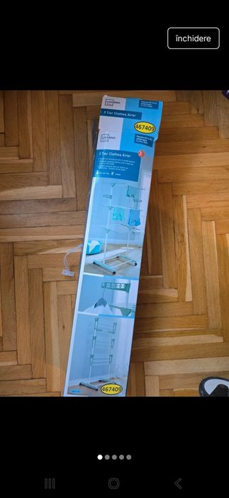 Uscător vertical pentru rufe