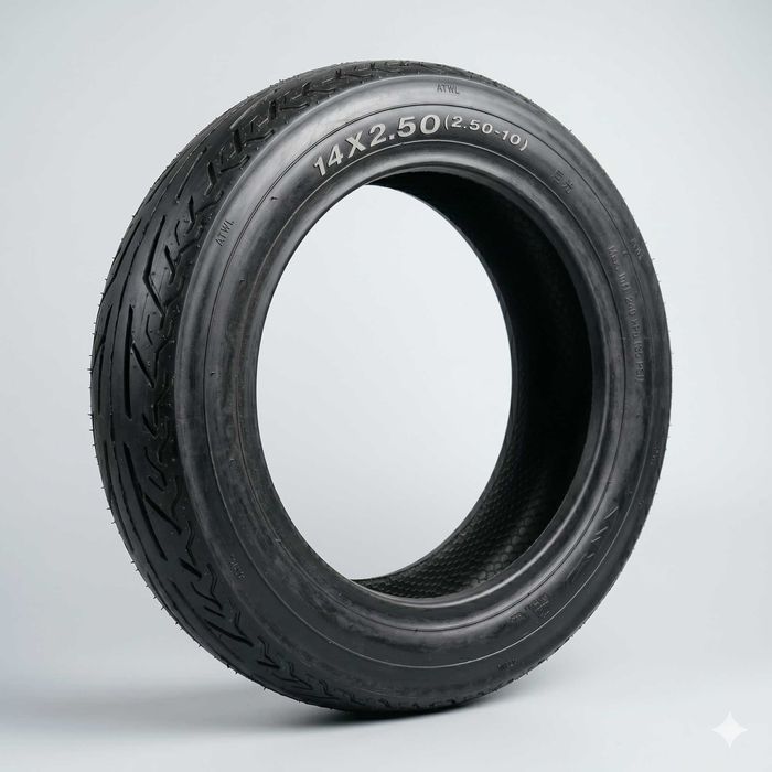 Cauciuc 14x2.50 (2.50-10) pentru Scutere și Biciclete Electrice