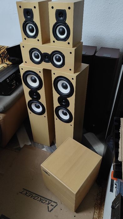 Тонколони Evidence Acoustics + субуфер Jamo