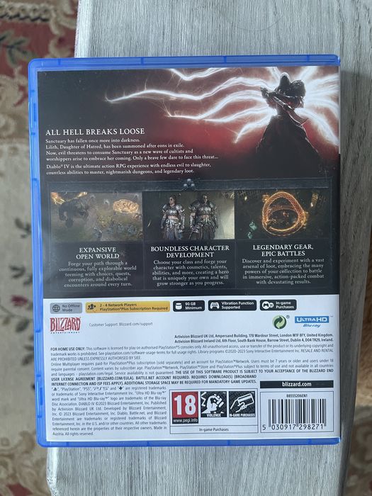 Diablo 4 игра для ps5