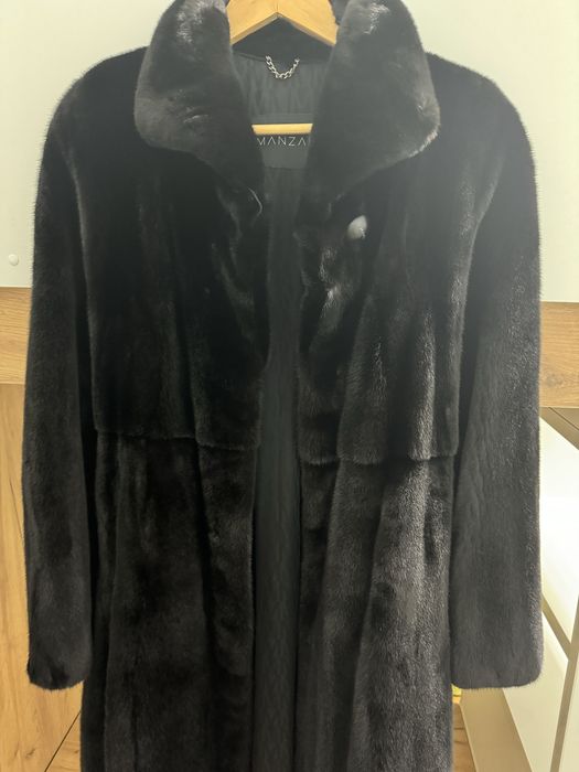 Норковая шуба Black Lama