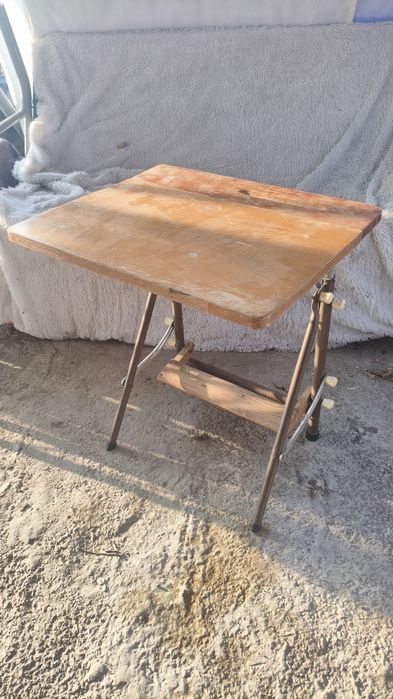 Парта, стол складной. Винтаж