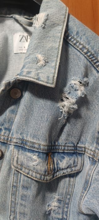 Vand geaca denim / blugi copii ZARA -  134 cm