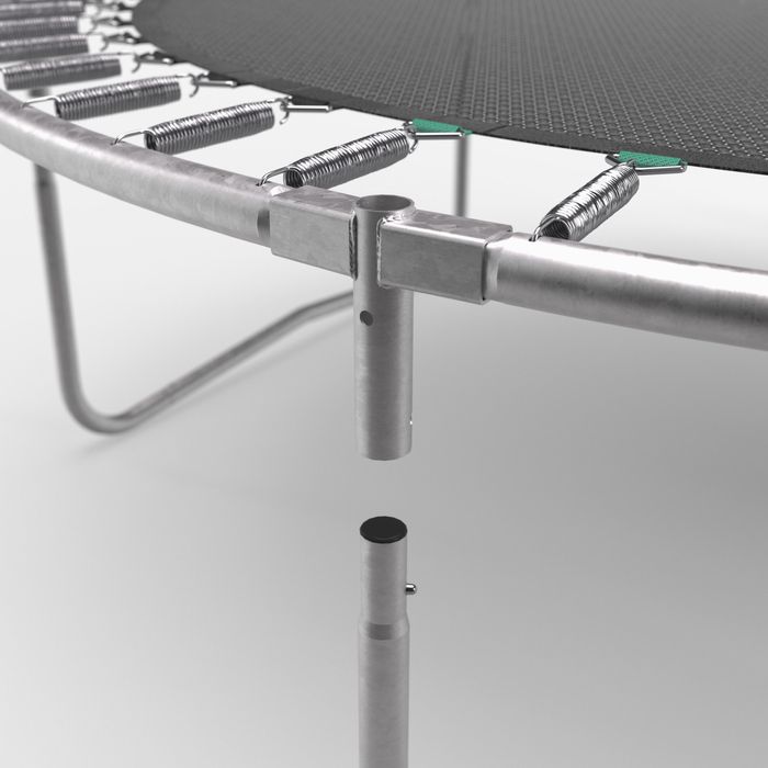 Trambulină rotundă cu plasă de protecție, - produs resigilat Decathlon
