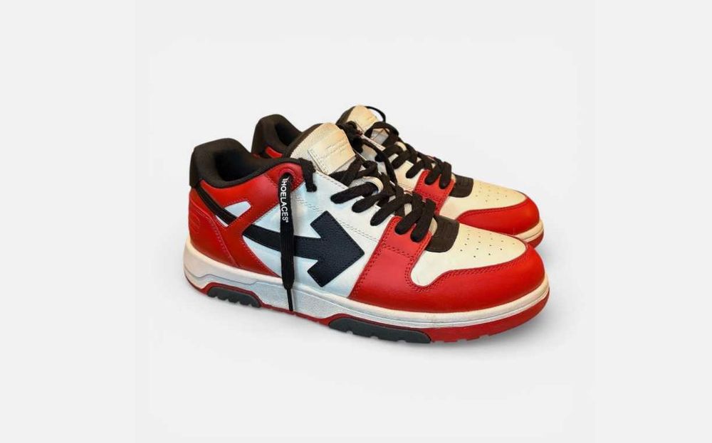 Off-White Out Of Office Red/White