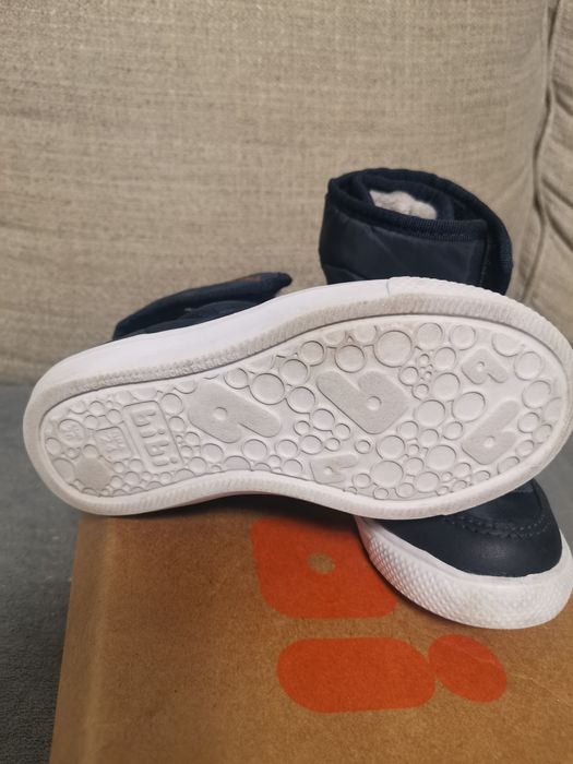 Ghete imblanite, cu velcro, pentru baieti Bibi Agility Mini Naval nr24