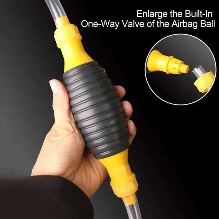 Ръчна помпа за гориво течности вода и други с маркуч ф 16