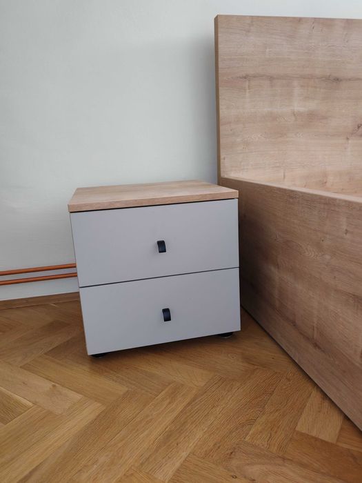 Vand cadru pat 140/200  si 2 noptiere , din MDF