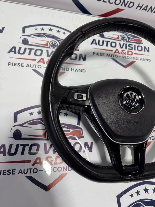 Volan complet airbag comenzi VW Golf 7 Passat B8 Tiguan Touran T-Roc Arteon