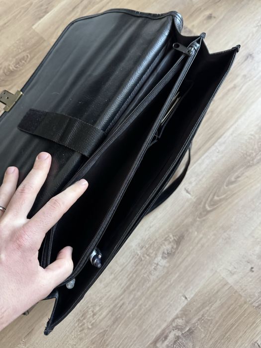 Geanta laptop din piele naturala