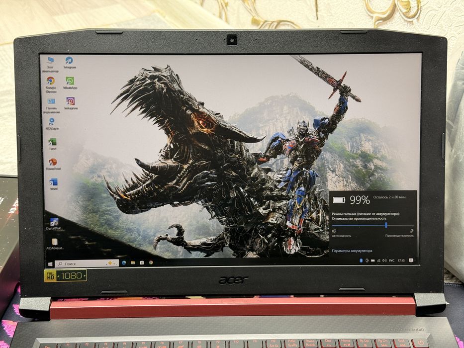 Мощный игровой ноутбук Acer Nitro 5