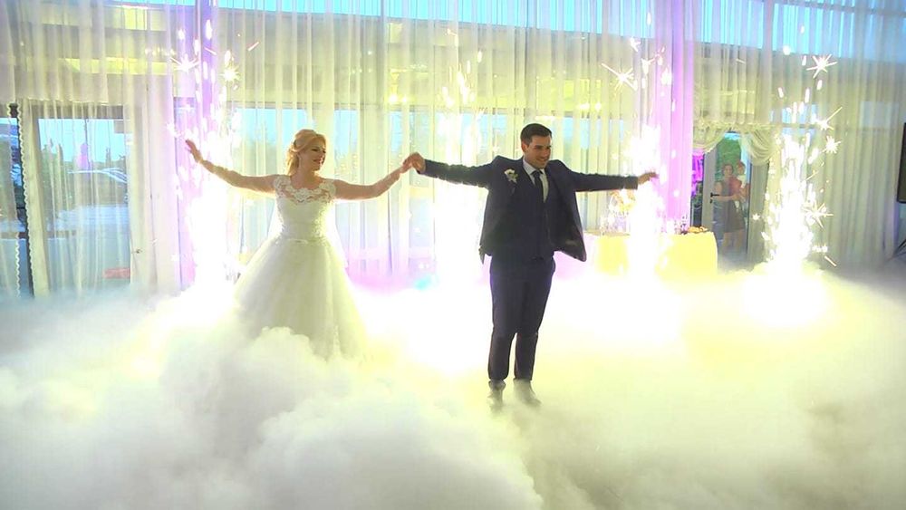 Fum greu , artificii sparkulare , cabina foto & videobooth 360