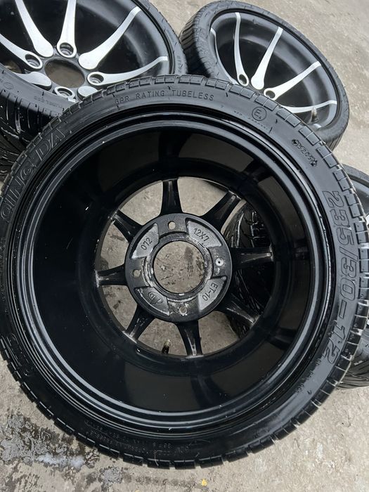 Jante Atv Strada Concave 12x7 Et 10 cu anvelope 235/35-12