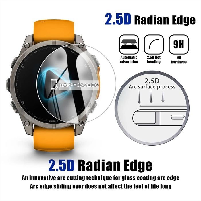 Garmin Fenix 9 9 Pro / 8 8 Pro / Instinct 3 / 9H Стъклен протектор за екран