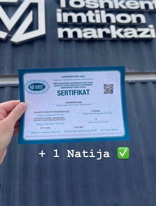 Автомактаб 2026 йил янги дастур буйича.