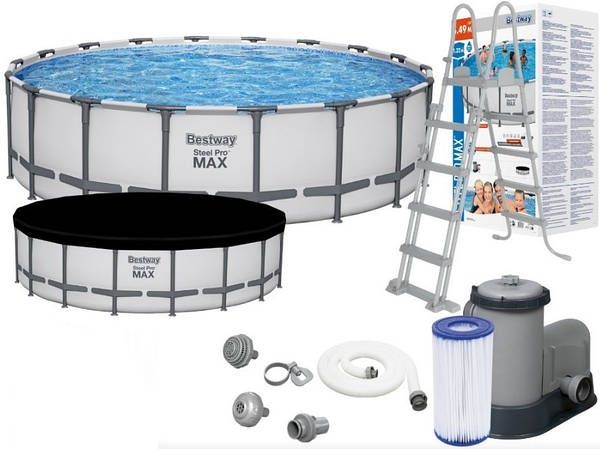 Каркасный бассейн INTEX BESTWAY 549×132 стойка бассейн stoyka basseyn