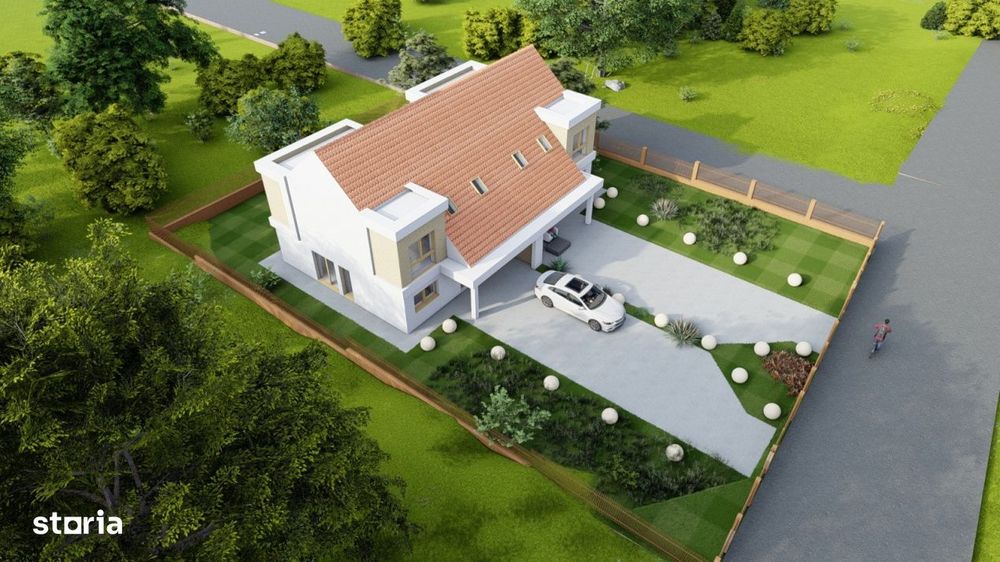 Duplex nou cu 4 camere | 118mp util | Teren 429mp | Chinteni