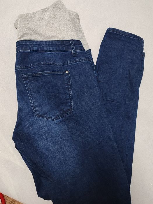 Blugi gravide esmara marime 42 albastru skinny 1+1 cadou