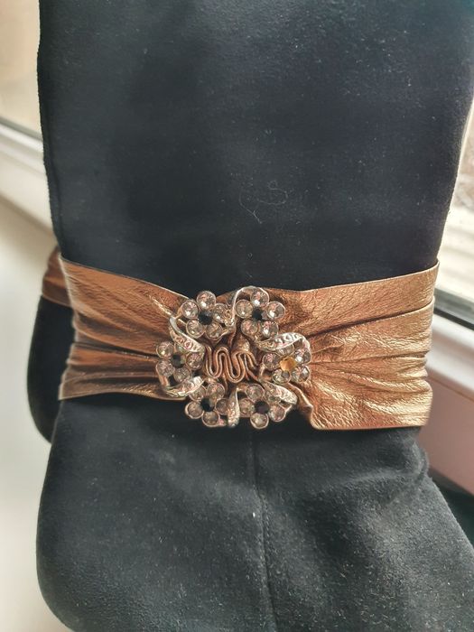 Сапоги натуральная замша размер 38-39