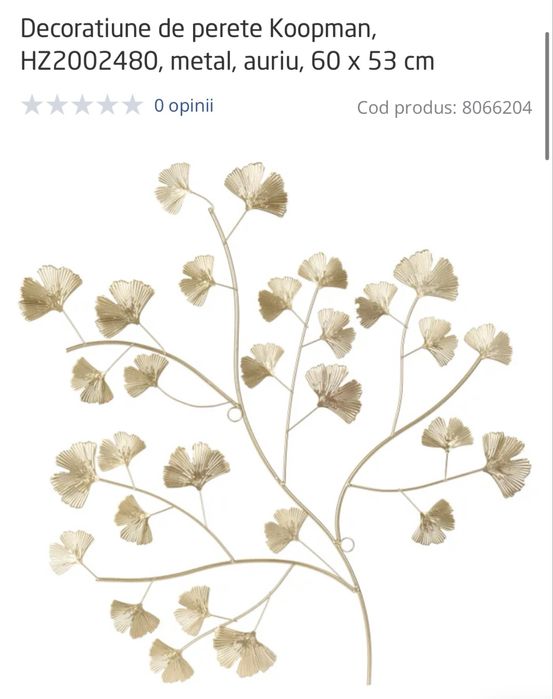 Decor perete 2 bucati