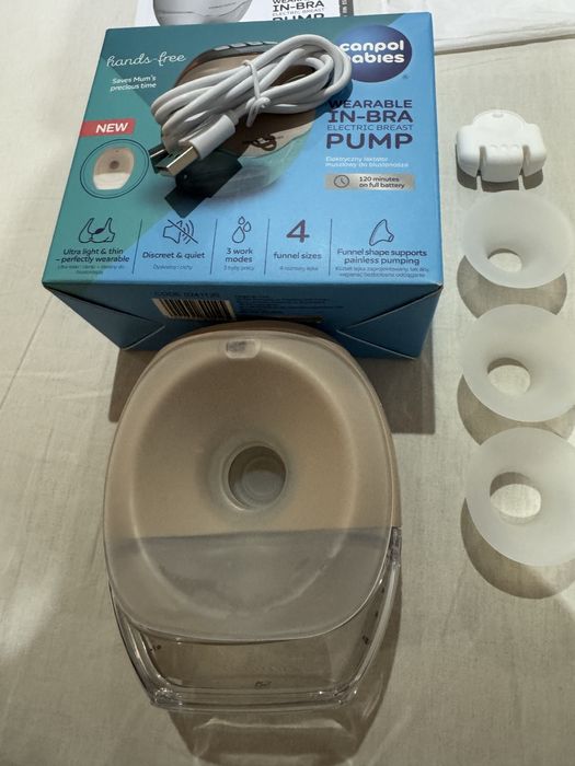 Електрическа помпа за кърма Canpol - Hands-Free