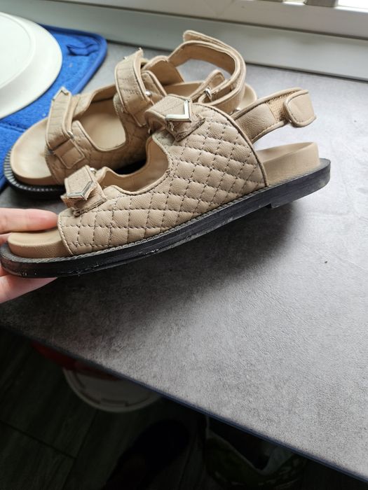 Sandale piele Asra model gen Zara Mango