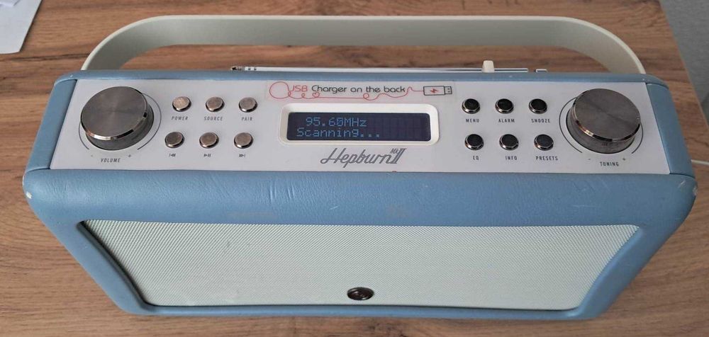 Radio portabil VQ Hepburn II DAB+/FM și Bluetooth, albastru