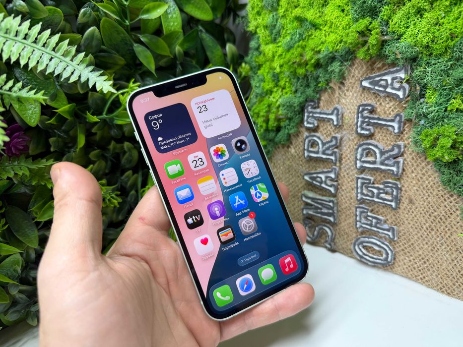 ! ПрОмО ! iPhone 12 64GB 100% батерия Green Гаранция (13448)