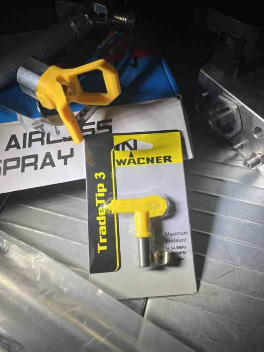 Pistol airless diuza furtun rac prelungitor tija wagner graco titan