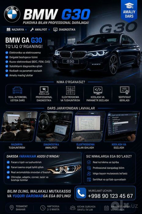 BMW G30 Fara orginal
