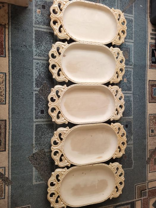 Астау Кишкенекөл Бас табақ Посуда для бешбармака Ет табақ Посуда