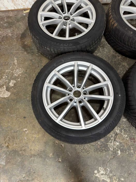 Jante 17 5x112 ET30 Mercedes C E Class audi A4 vw bmw + 225/50 R17 iarna