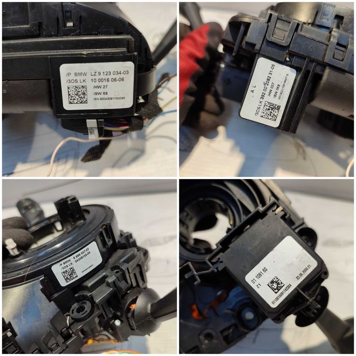 Ansamblu manete comenzi volan + spiră BMW Seria 1 E81 E87 9123034 2009 / [2004-2011] / (5A3)