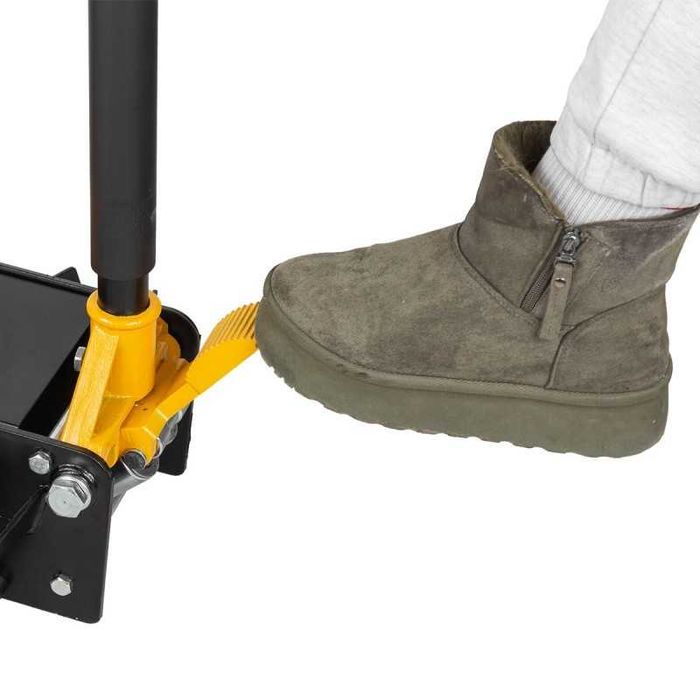 Крик крокодил JCB 5т. 90-550 мм. с педал и две помпи