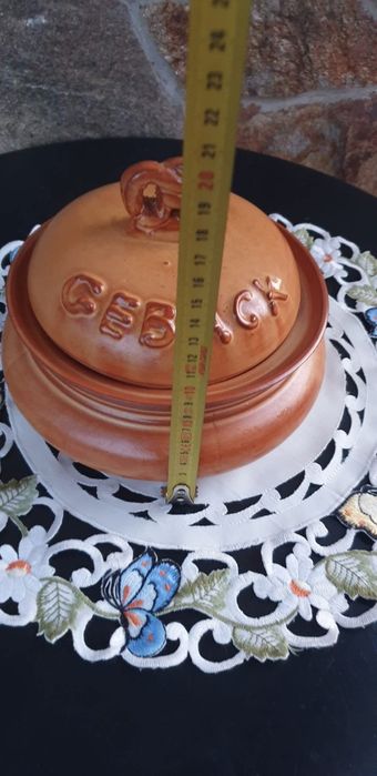 Vas ceramic glazurat