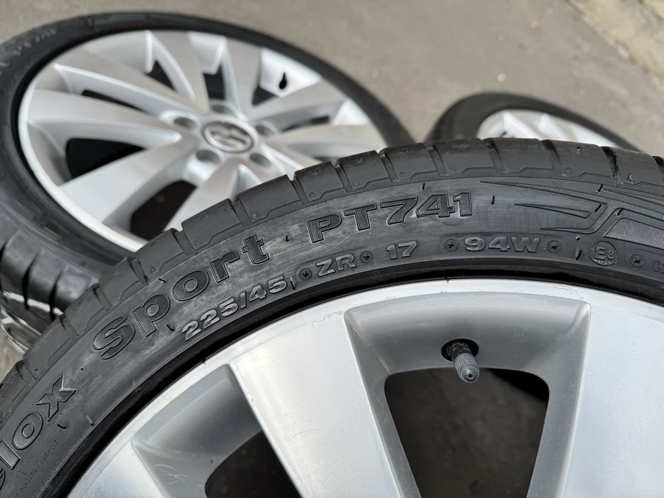 Jante aliaj originale vw pe 17 passat golf touran jetta  225 45 vara