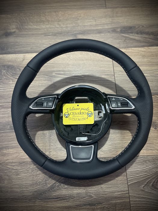 Volan piele naturala Audi Q3,Q5,Q7,A1,A3,A4,A5,A6