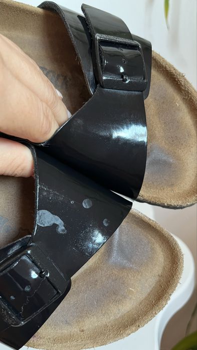 Birkenstock Madrid negru lac 39