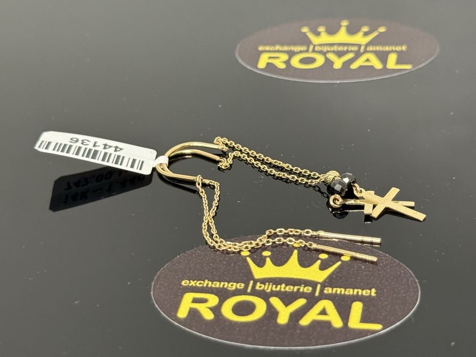 Bijuteria ROYAL : Cercei AUR 14K / 1.44 GR