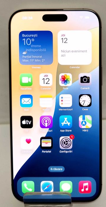 (AG35 B 34409) Telefon iPhone 16Pro Max 256Gb - 5800Lei Garantie 2ani!