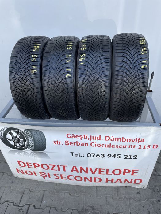 Cauciucuri iarna 195/55R16, anvelope Hankook 195/55/16 montaj gratuit