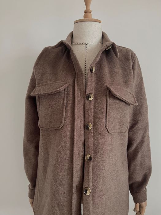 Object кафява риза/яке, връхно облекло, р.38/M