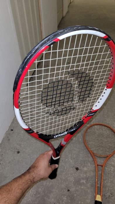 Racheta tenis adulti cu mingi plus BONUS racheta vintage