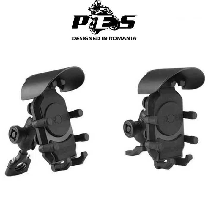 Suport telefon moto/atv/scuter sistem antivibratii catch cadru+oglinda
