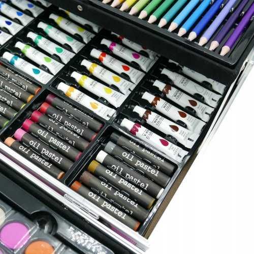 Рисувателен комплект 145 части в куфарче