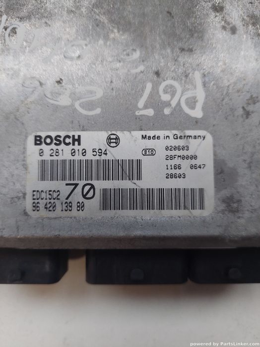 Calculator Ecu Peugeot 206 Cc 2D 2000 - > 2.0 Hdi 0281010594