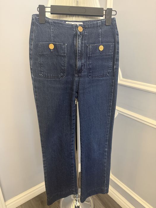 Джинсы укороченные Zara