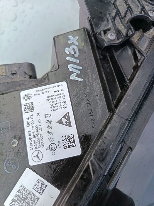 Far dreapta Merceses C Class W205 Facelift Full Led 2019-2021